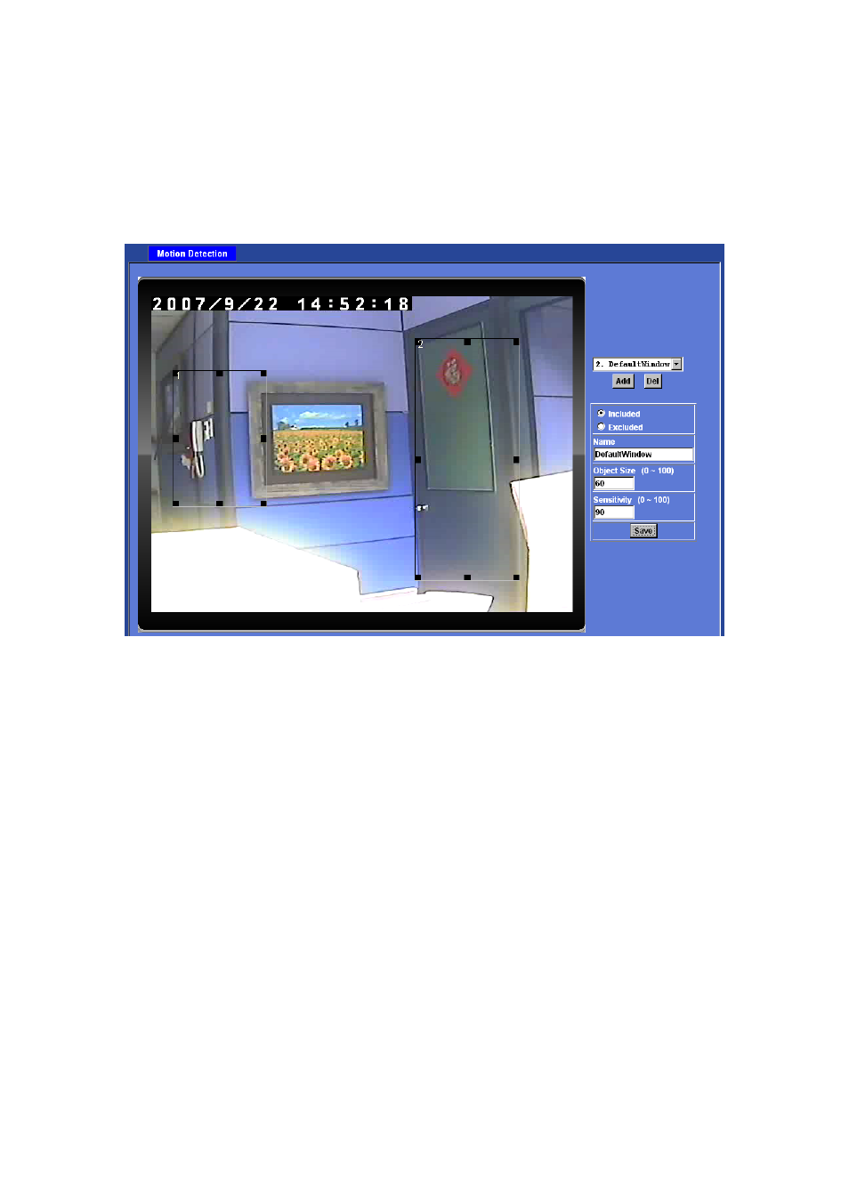 Object detection | Sony Multi-Profile CCD Box Type Network Camera HQ1 User Manual | Page 53 / 83