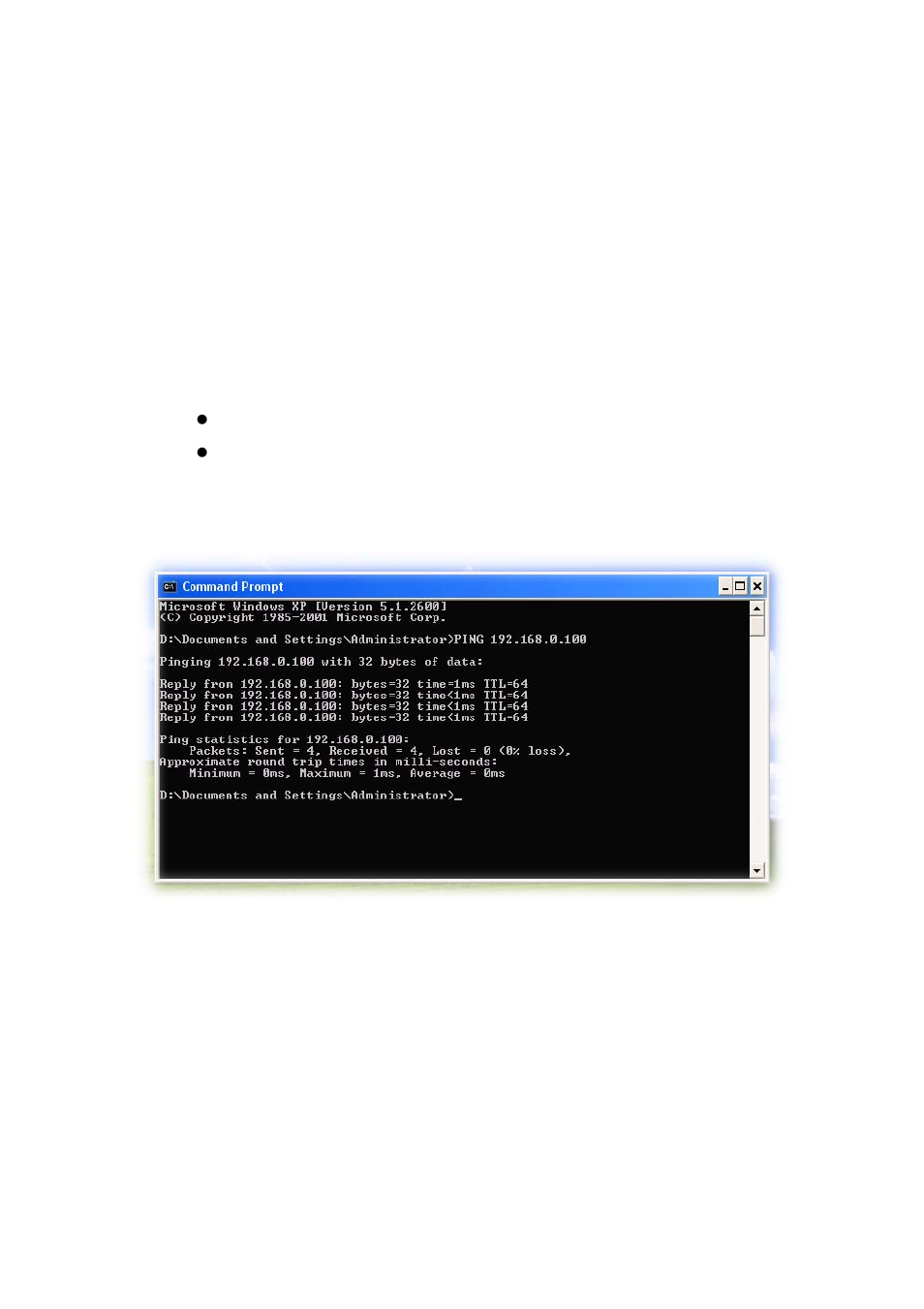 Appendix d: ping ip address | Sony Multi-Profile CCD Box Type Network Camera HQ1 User Manual | Page 65 / 83