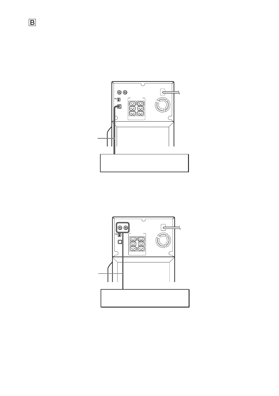 Bwhen connecting to other components | Sony UZ-US501 User Manual | Page 10 / 28