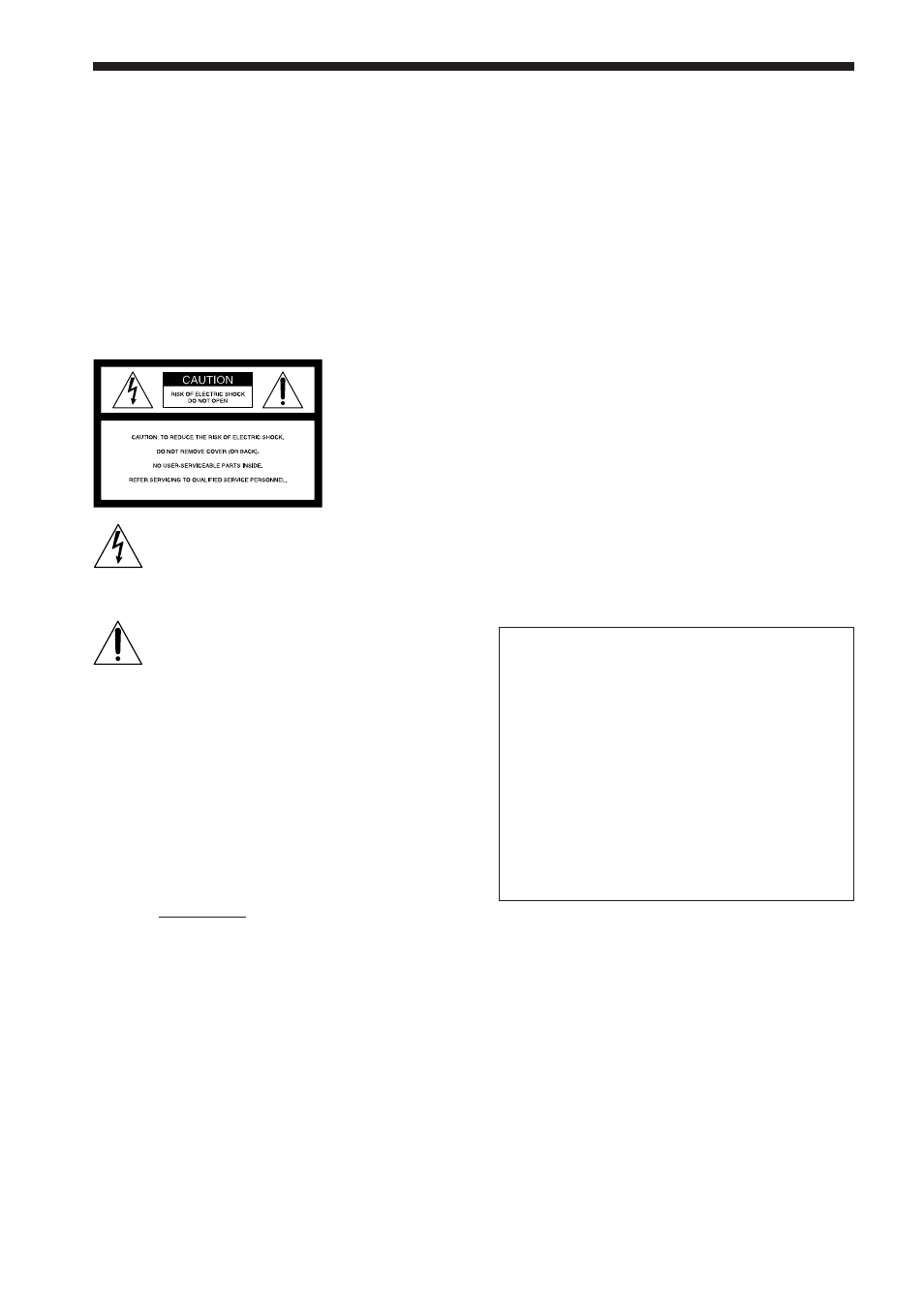 Warning | Sony UZ-US501 User Manual | Page 2 / 28