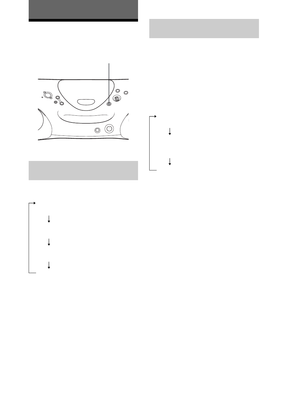 The cd player, Using the display, 12 the cd player | Checking the information on an audio cd, Checking the information on an atrac cd/mp3 cd | Sony ZS-XN30 User Manual | Page 12 / 32