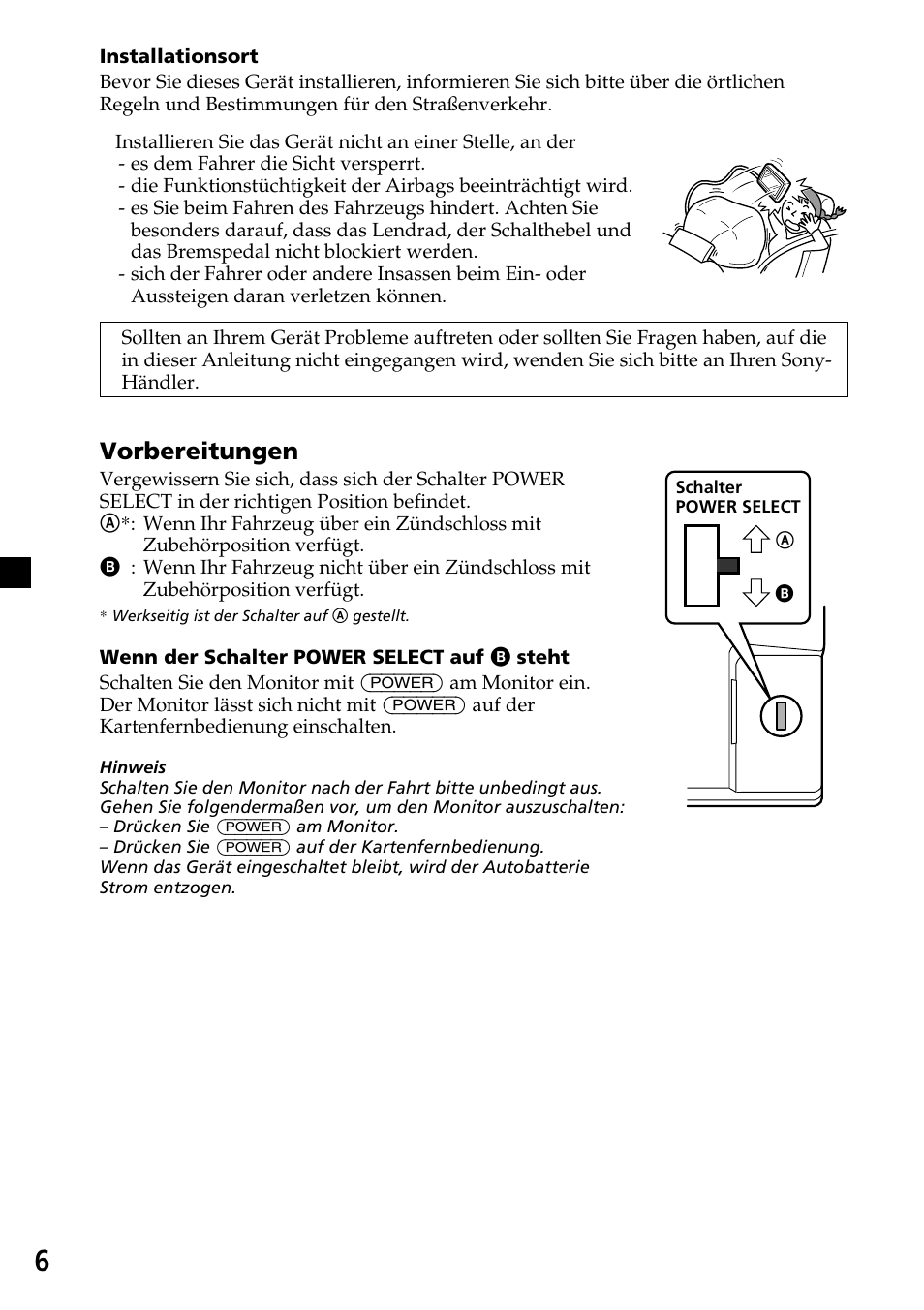 Vorbereitungen | Sony XVM-H65 User Manual | Page 26 / 104