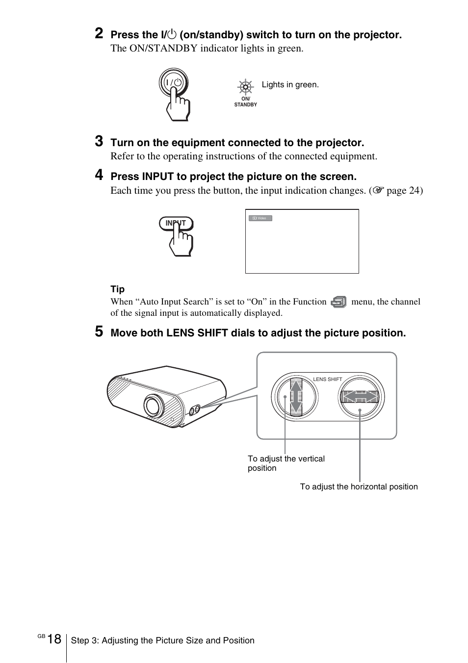 Sony Cineza VPL-HS50 User Manual | Page 18 / 68