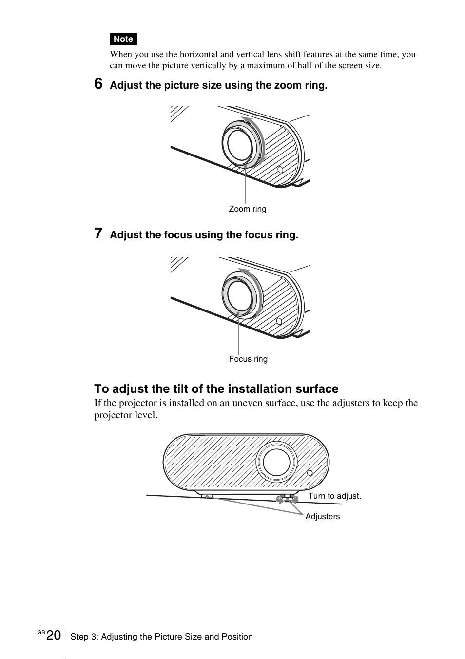 Sony Cineza VPL-HS50 User Manual | Page 20 / 68