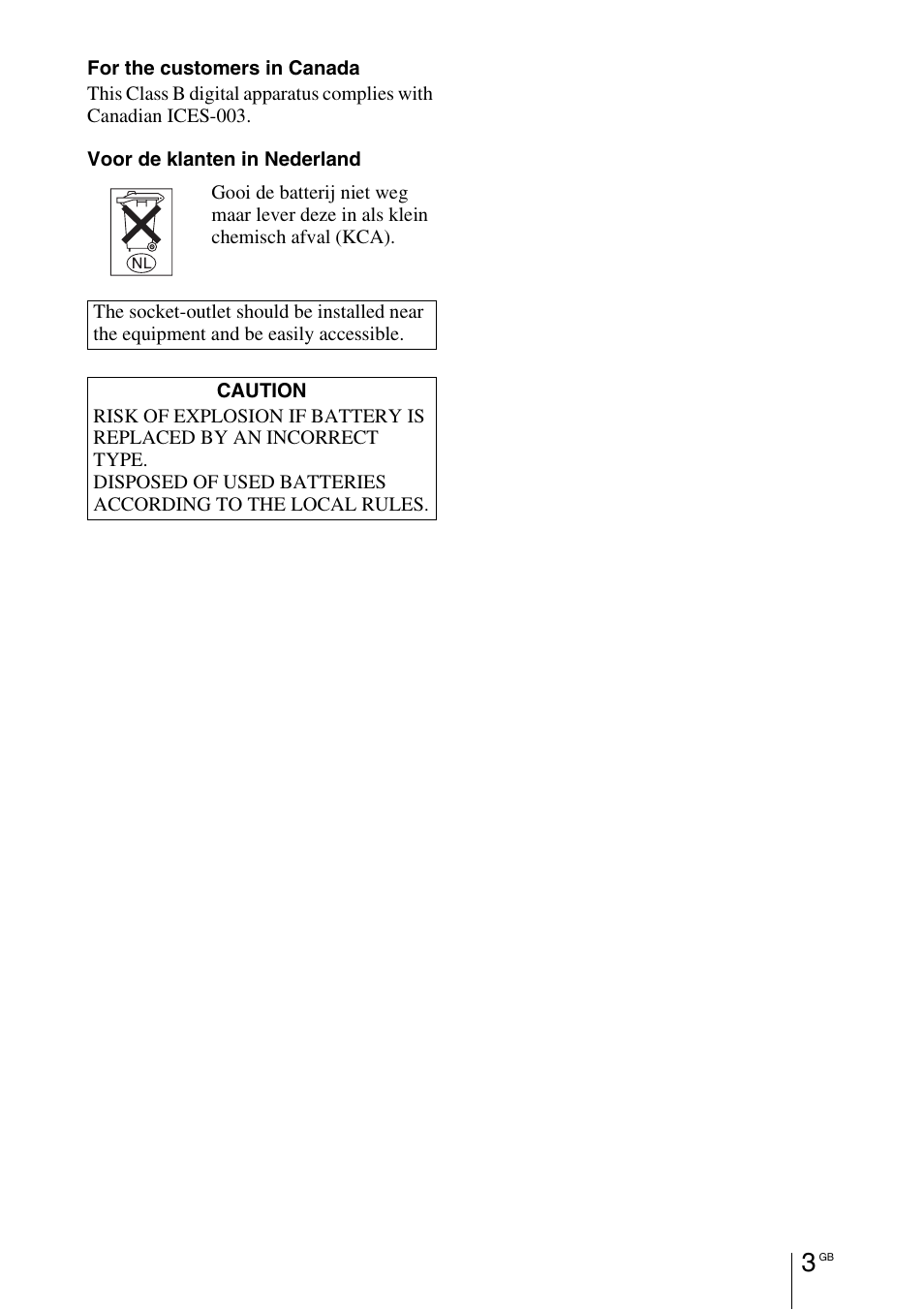 Sony Cineza VPL-HS50 User Manual | Page 3 / 68