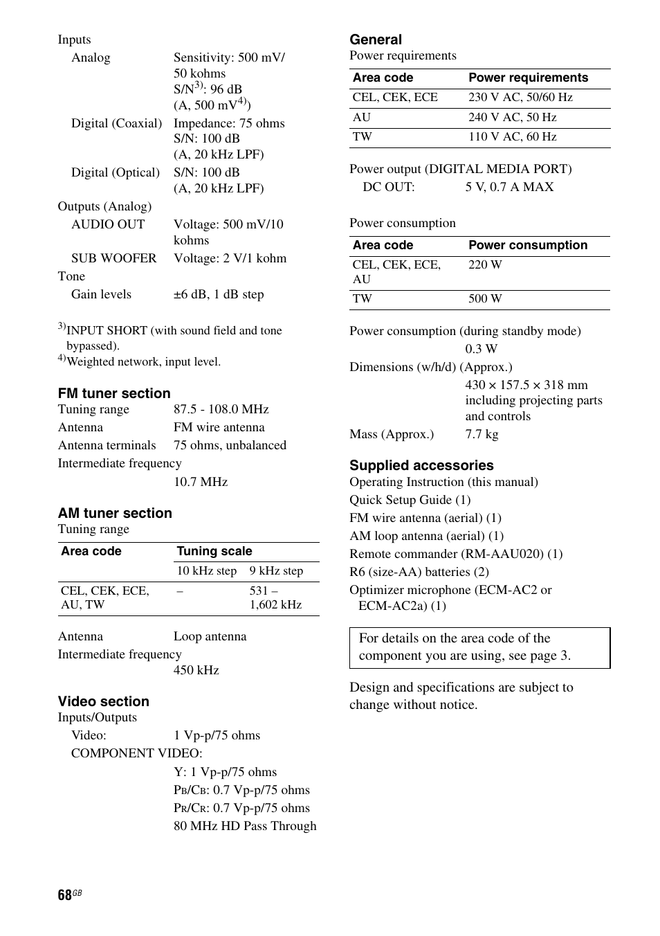 Sony 3-284-083-41(1) User Manual | Page 68 / 72