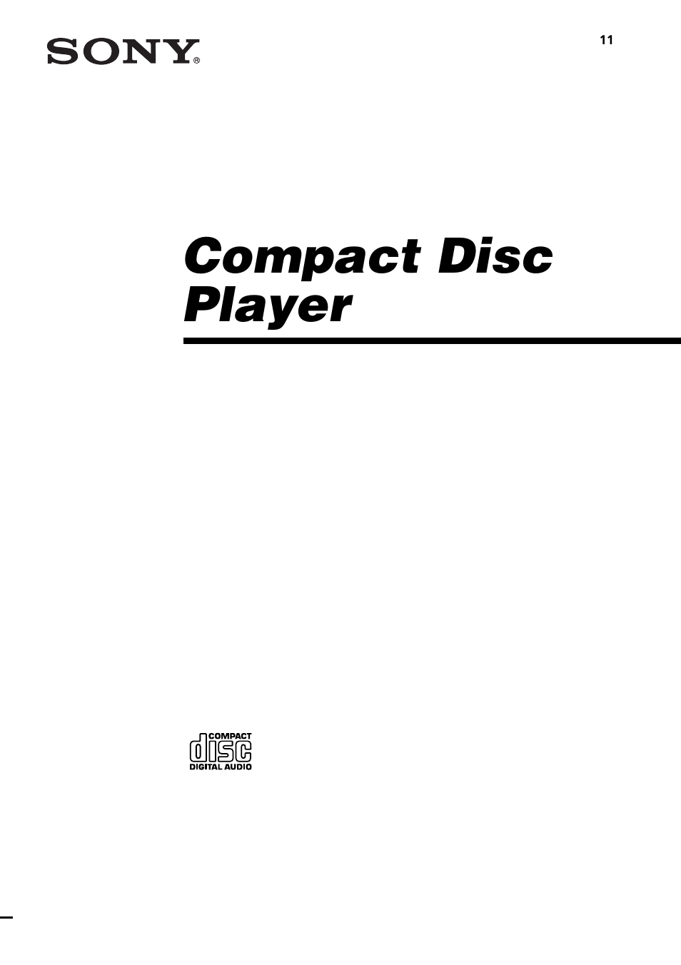 Sony CDP-CE275 User Manual | 16 pages