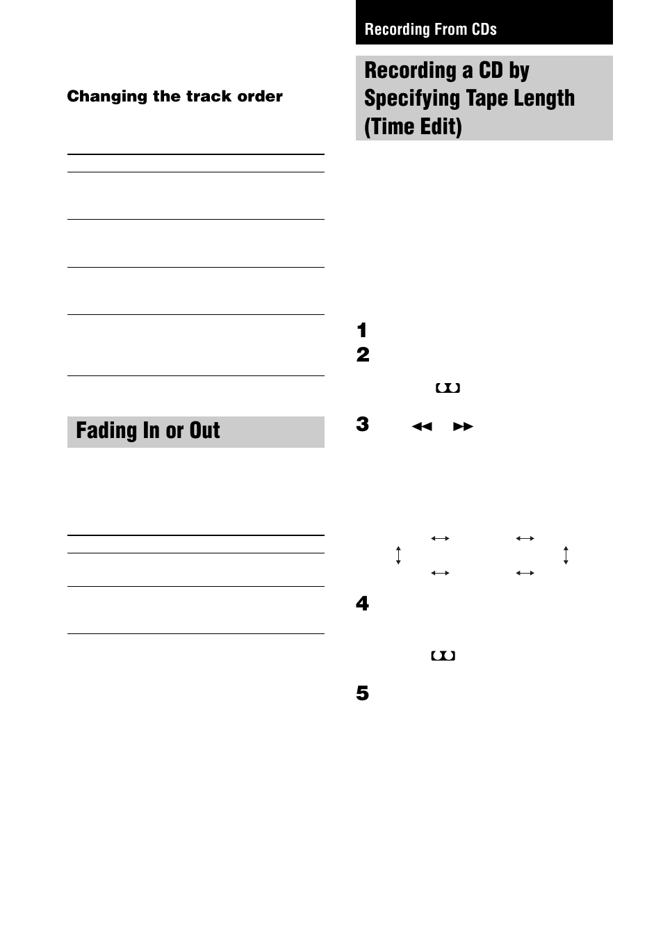 Fading in or out | Sony CDP-CE275 User Manual | Page 12 / 16