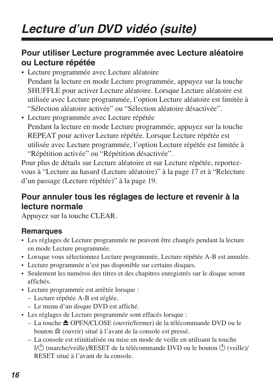 Lecture d’un dvd vidéo (suite) | Sony SCPH-10420 U User Manual | Page 52 / 112