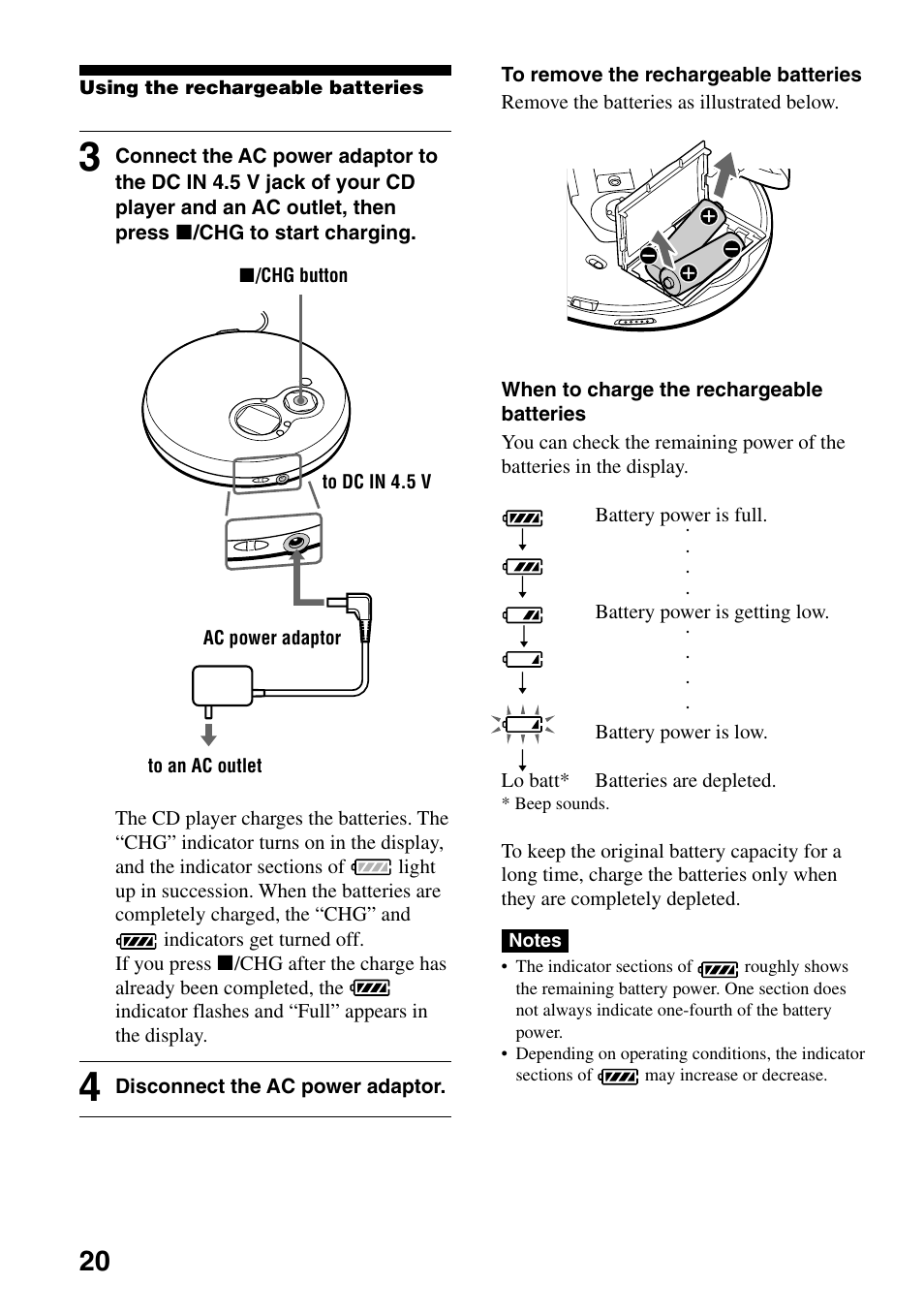 Sony D-EJ758CK User Manual | Page 20 / 28