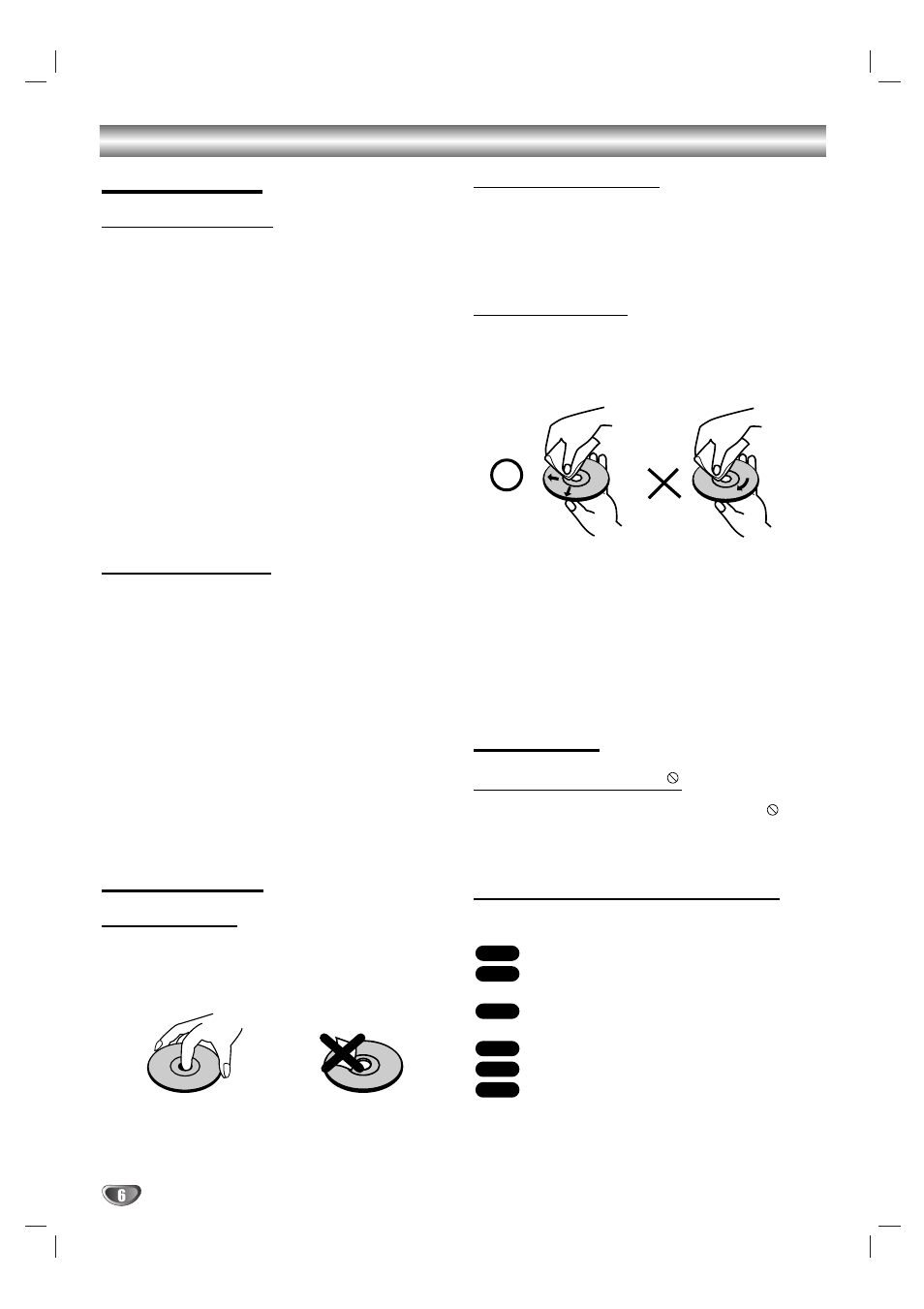 Vor dem betrieb (forts.), Vorsichtshinweise, Hinweise zu discs | Über symbole | Sony DAV-SB200 User Manual | Page 46 / 120