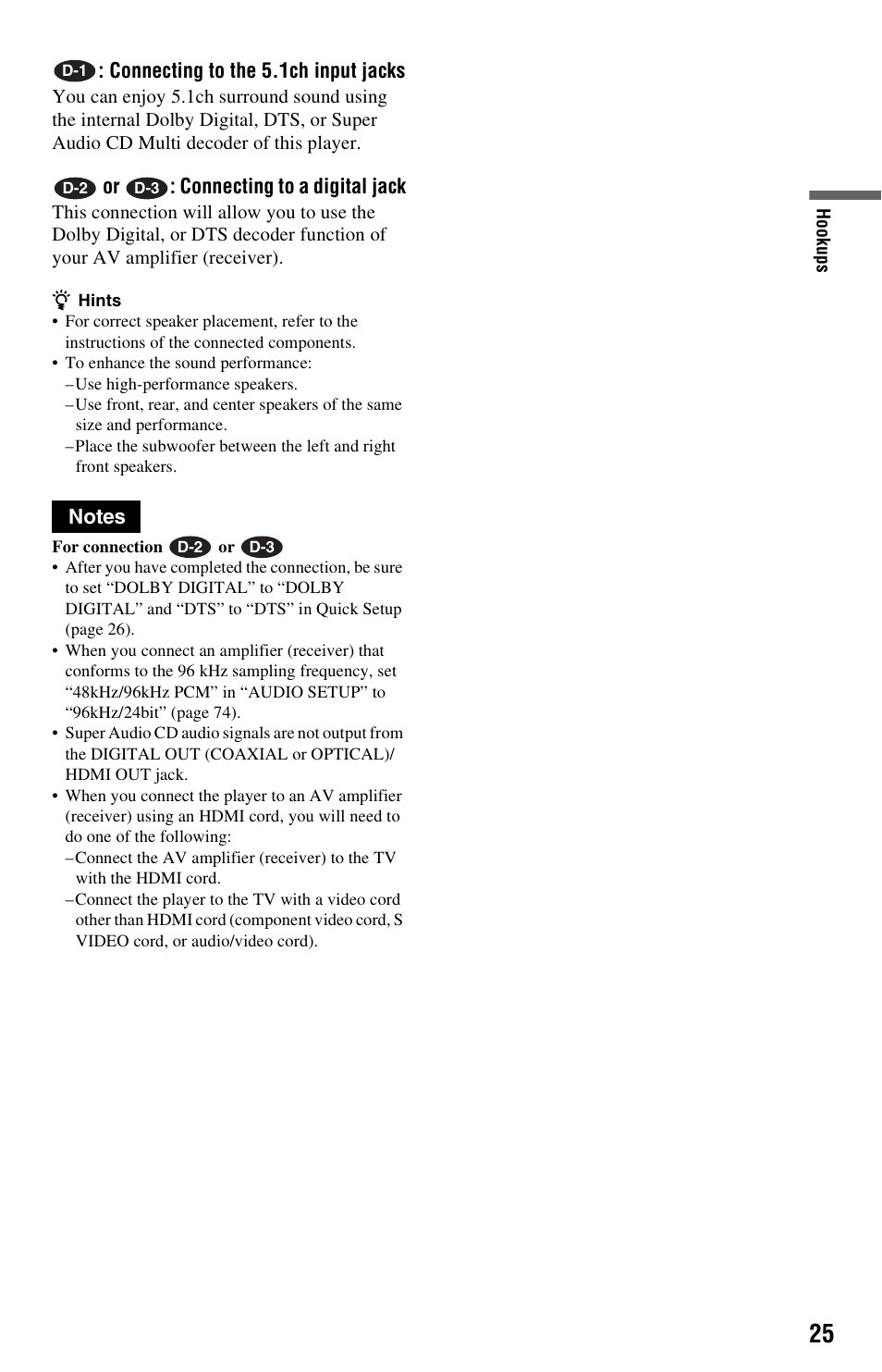 Sony DVP-NS3100ES User Manual | Page 25 / 88