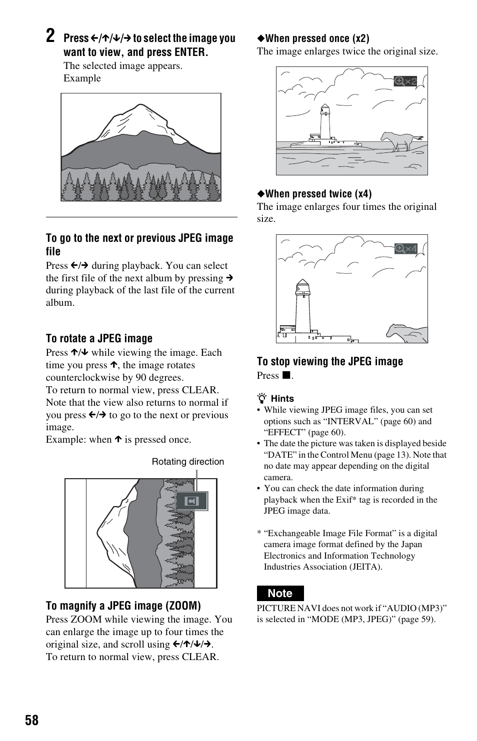 Sony DVP-NS3100ES User Manual | Page 58 / 88