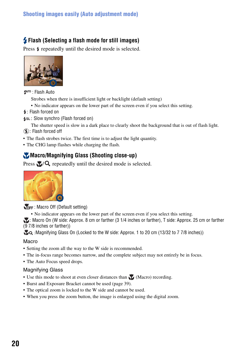 H (20), On (20), Ng (20) | Sony Cyber-shot DSC-G1 User Manual | Page 20 / 125