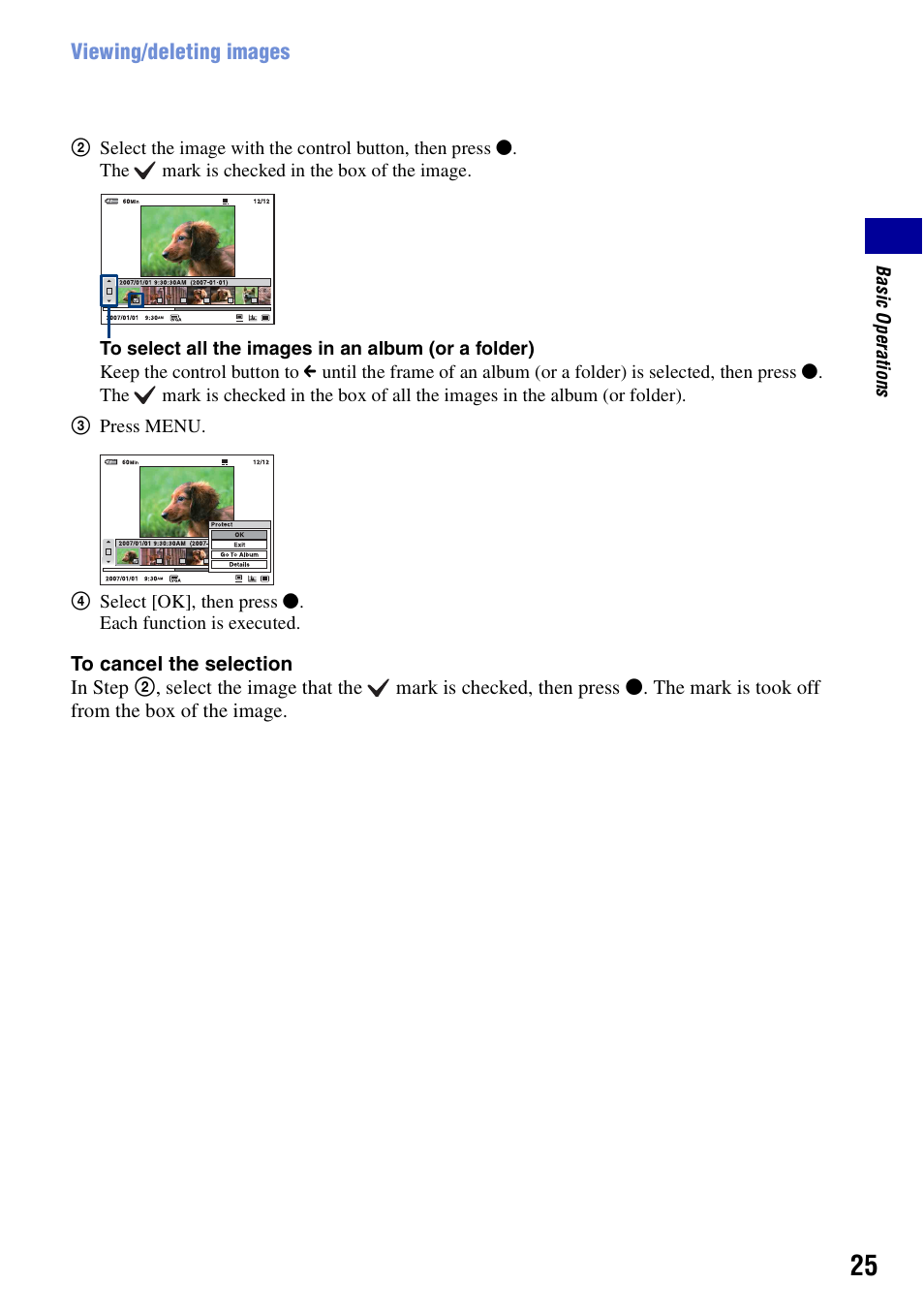 Sony Cyber-shot DSC-G1 User Manual | Page 25 / 125