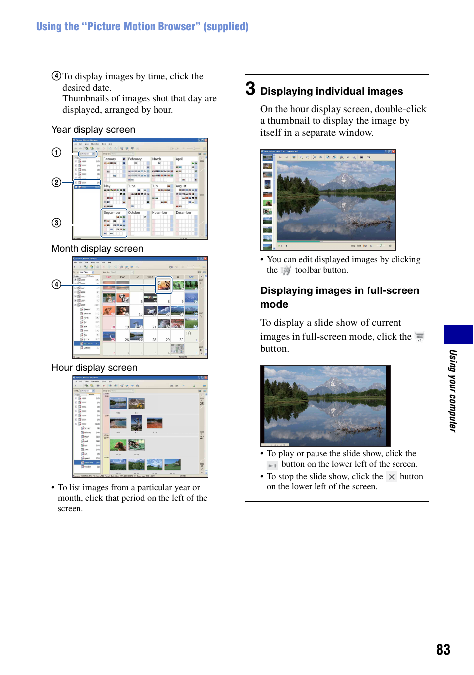 Sony Cyber-shot DSC-G1 User Manual | Page 83 / 125