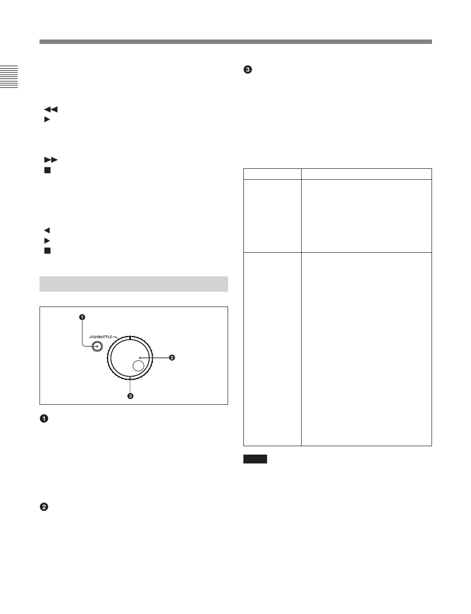 1-2 search control section, 1 control panel | Sony J30SDI User Manual | Page 17 / 57