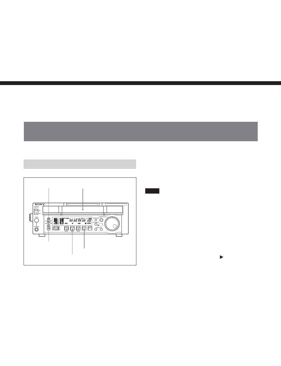 Chapter 4 playback, 1 playback procedures, 1-1 normal playback | Playback, Chapter | Sony J30SDI User Manual | Page 25 / 57