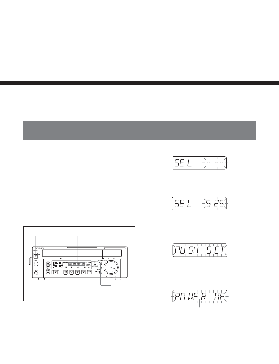 Chapter 1 overview, 1 before using, Overview | Sony J30SDI User Manual | Page 7 / 57