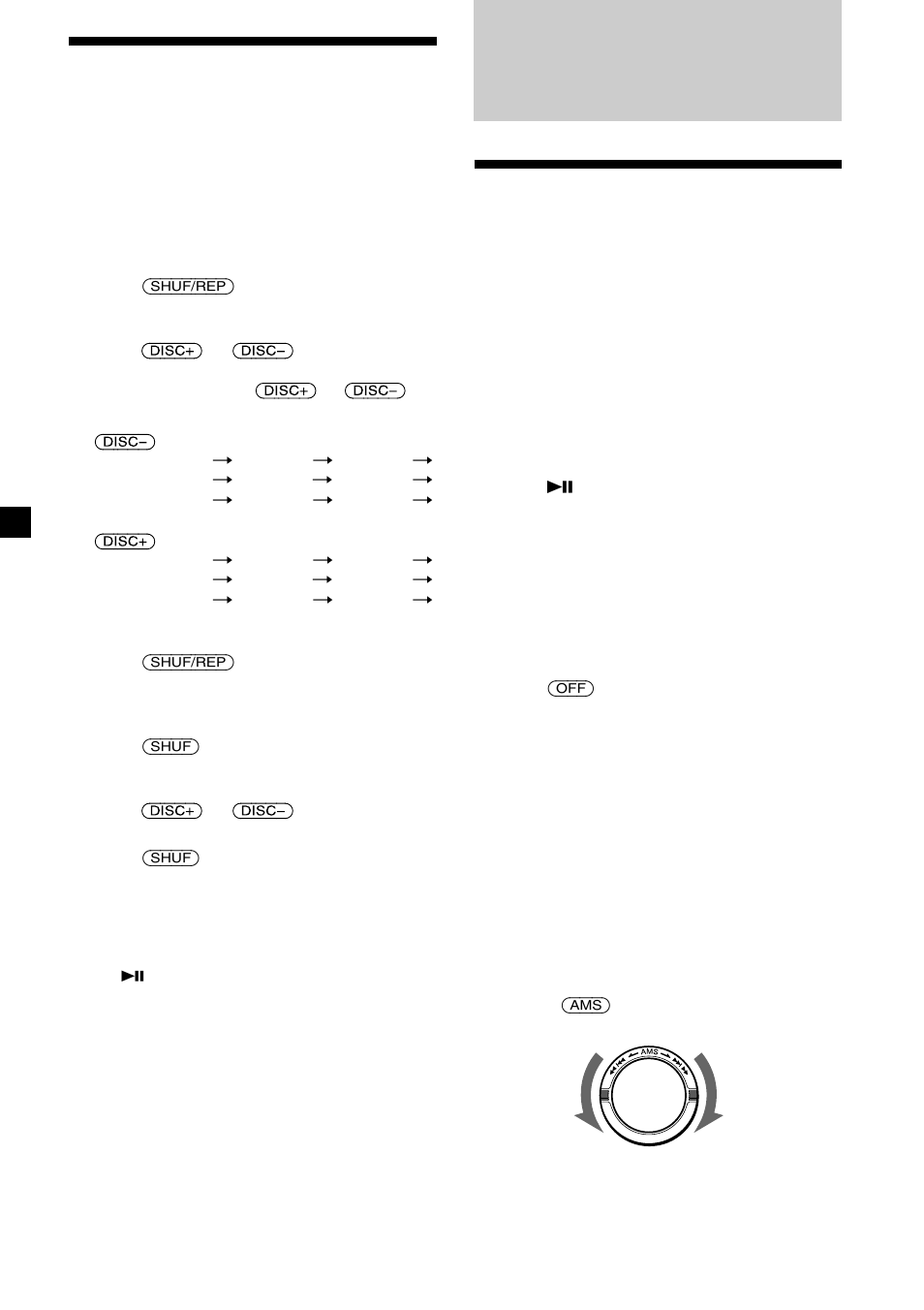 Cd changer, Listening to a cd, Changing the transmitting frequency | Sony CDX-535RF User Manual | Page 6 / 44