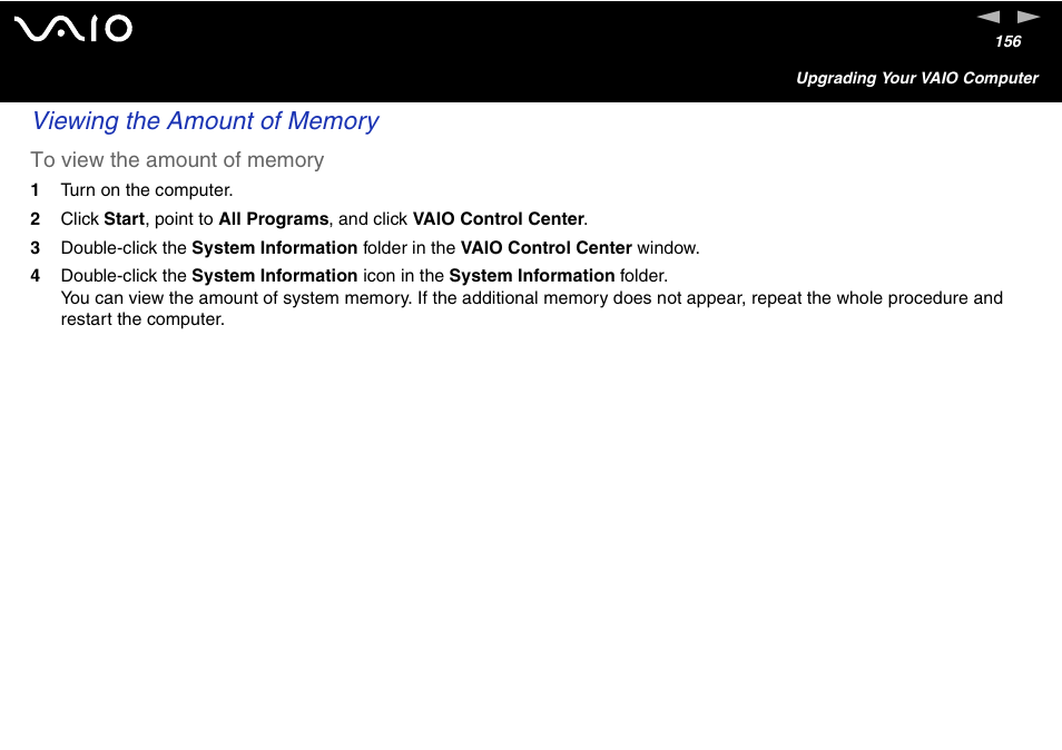 Sony VAIO VGN-A700 User Manual | Page 156 / 216