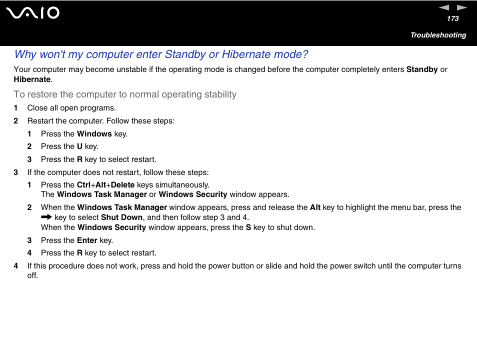 Sony VAIO VGN-A700 User Manual | Page 173 / 216