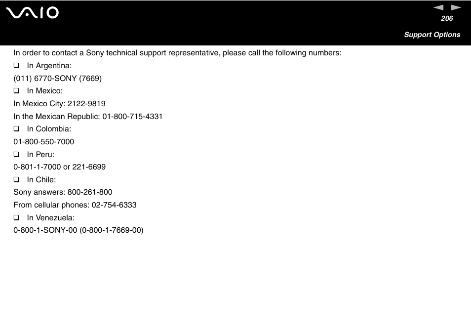 Sony VAIO VGN-A700 User Manual | Page 206 / 216