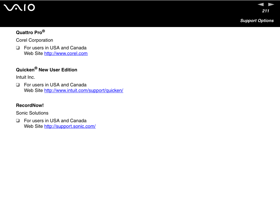 Sony VAIO VGN-A700 User Manual | Page 211 / 216