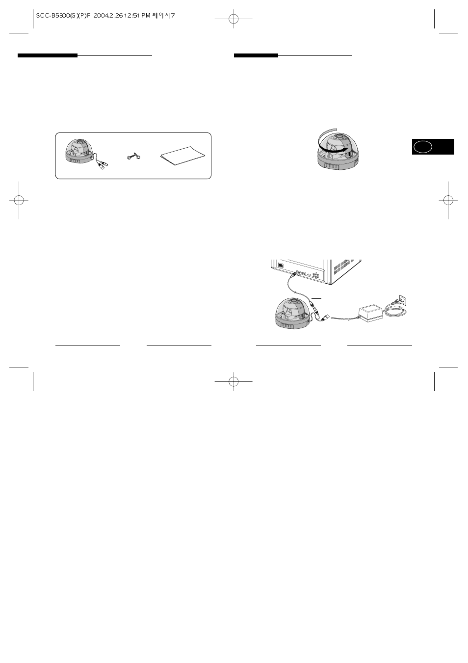 Installation | Samsung SCC-B5300GP User Manual | Page 10 / 31