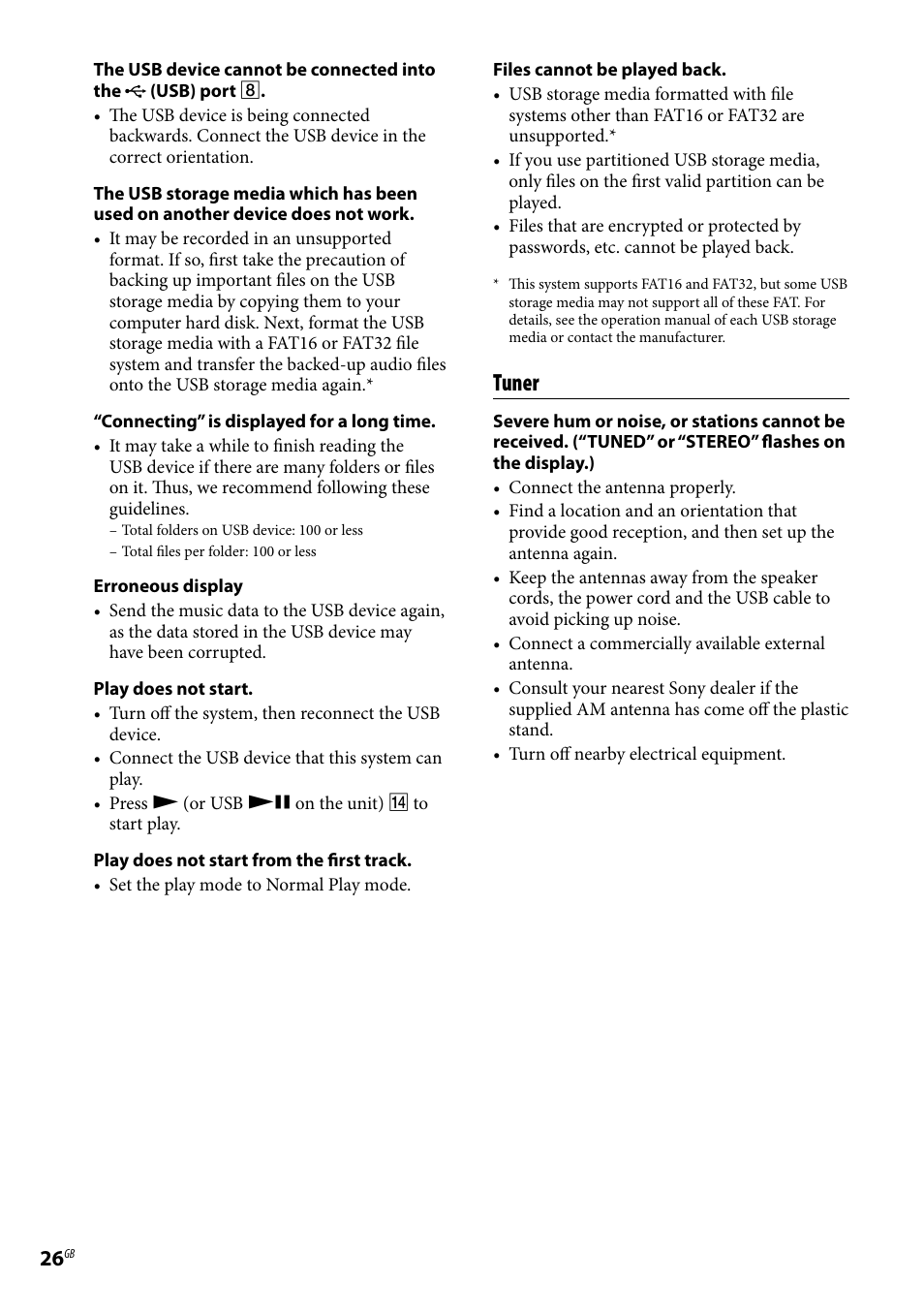 Tuner | Sony CMT-U1BT User Manual | Page 26 / 36