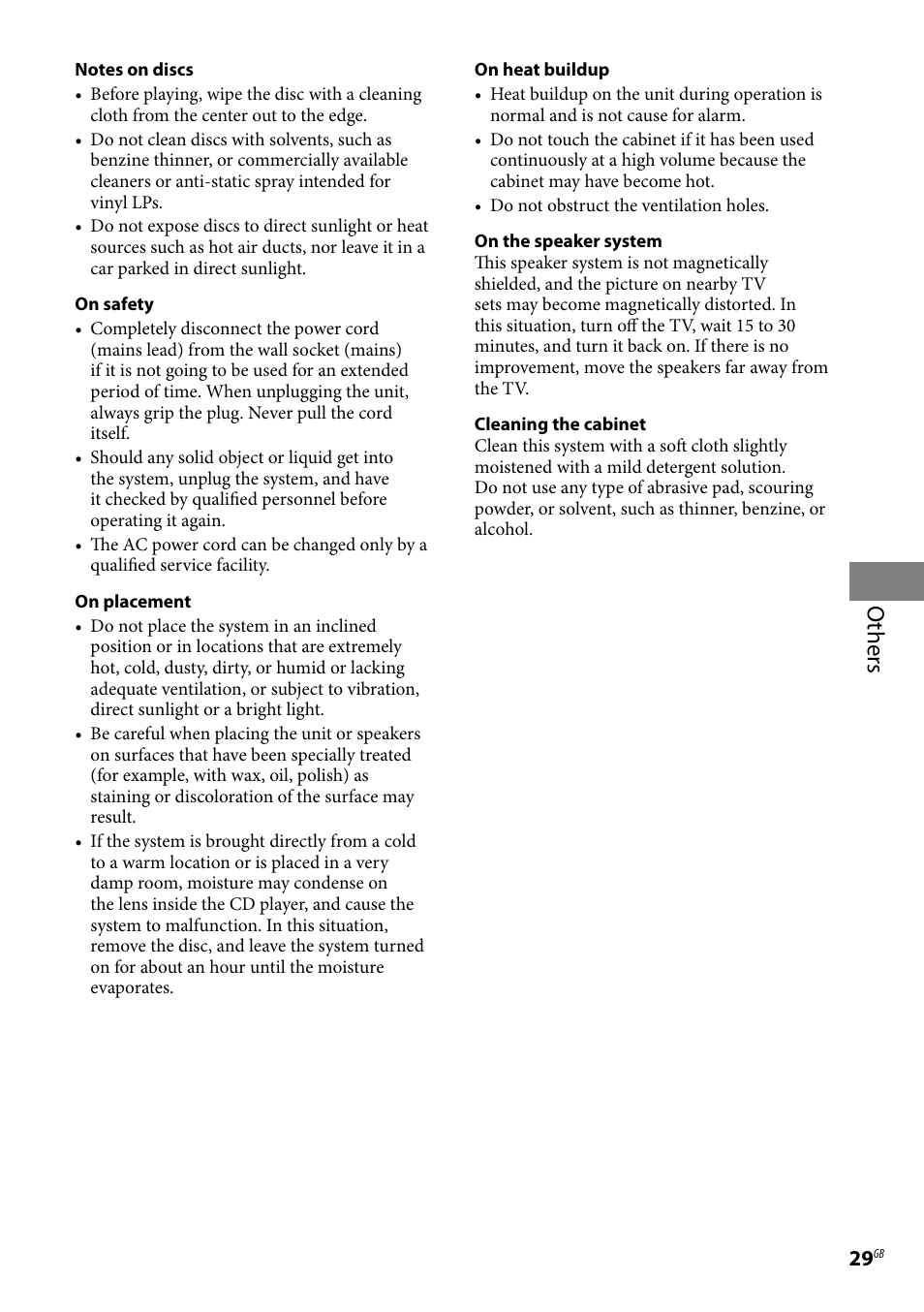 Others | Sony CMT-U1BT User Manual | Page 29 / 36