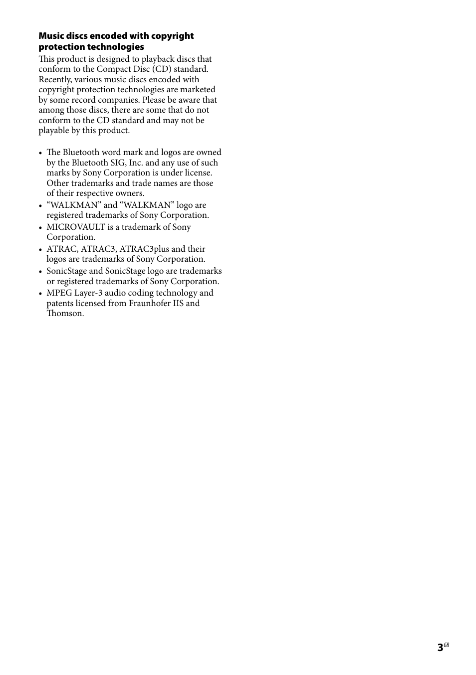 Sony CMT-U1BT User Manual | Page 3 / 36