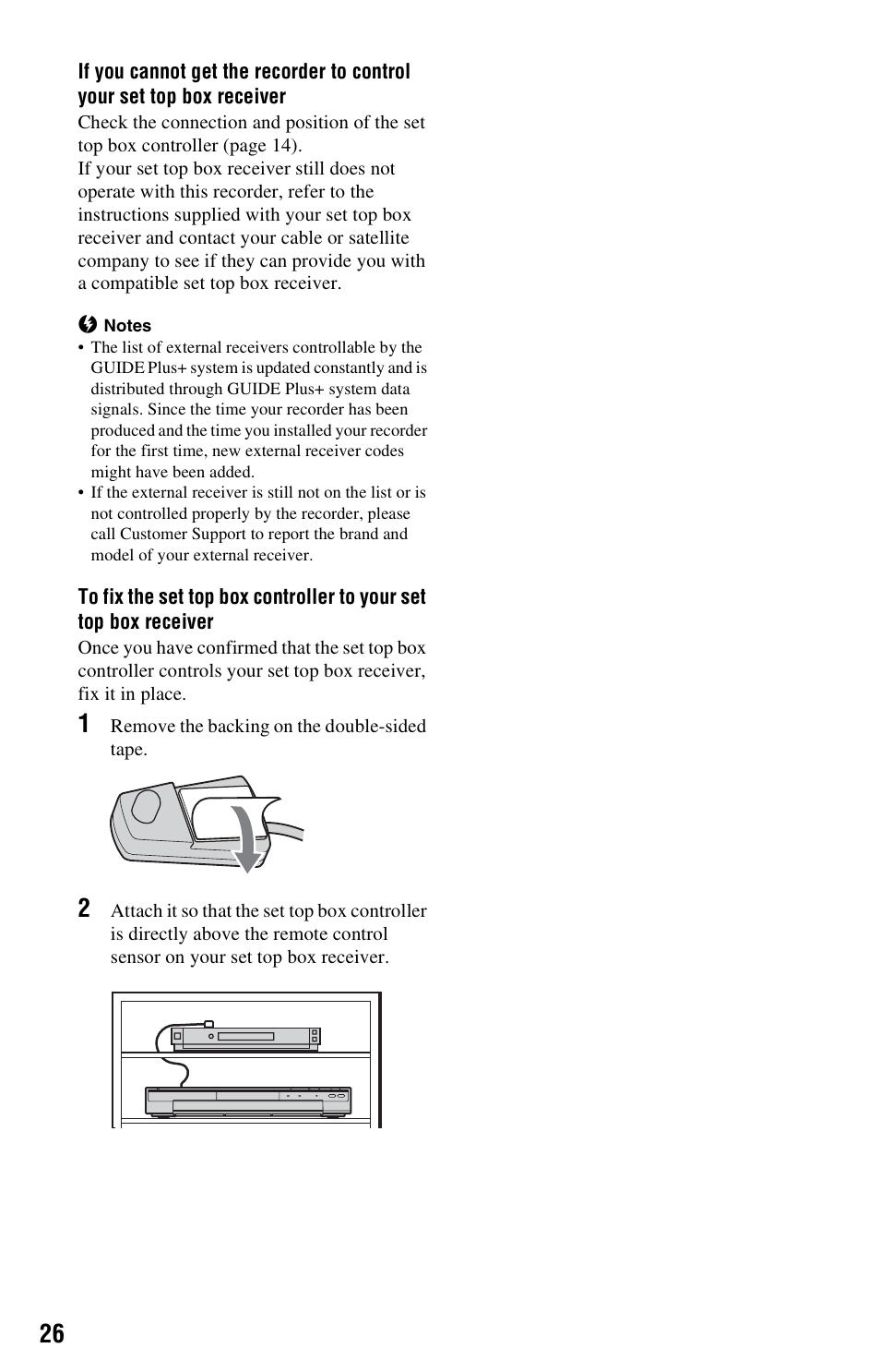 Sony RDR-HX525 User Manual | Page 26 / 124