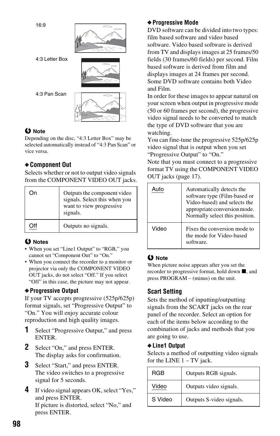 Sony RDR-HX525 User Manual | Page 98 / 124