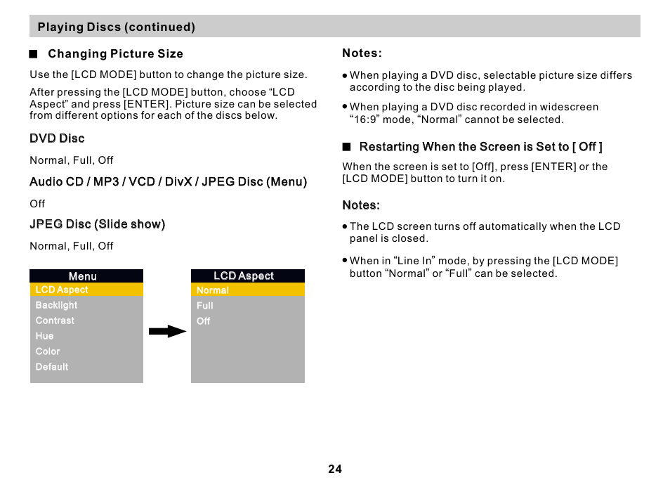 页面 24 | Sony DVP-FX810 User Manual | Page 24 / 56