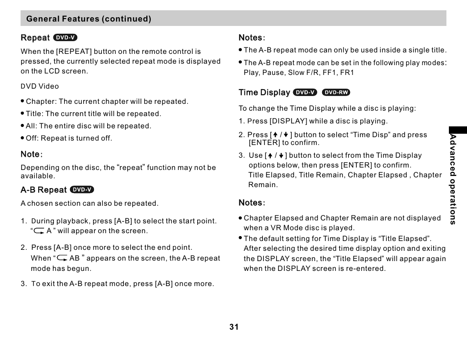 页面 31 | Sony DVP-FX810 User Manual | Page 31 / 56
