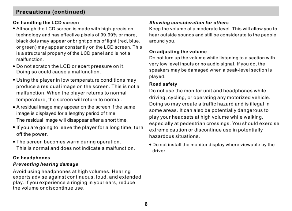 Sony DVP-FX810 User Manual | Page 6 / 56