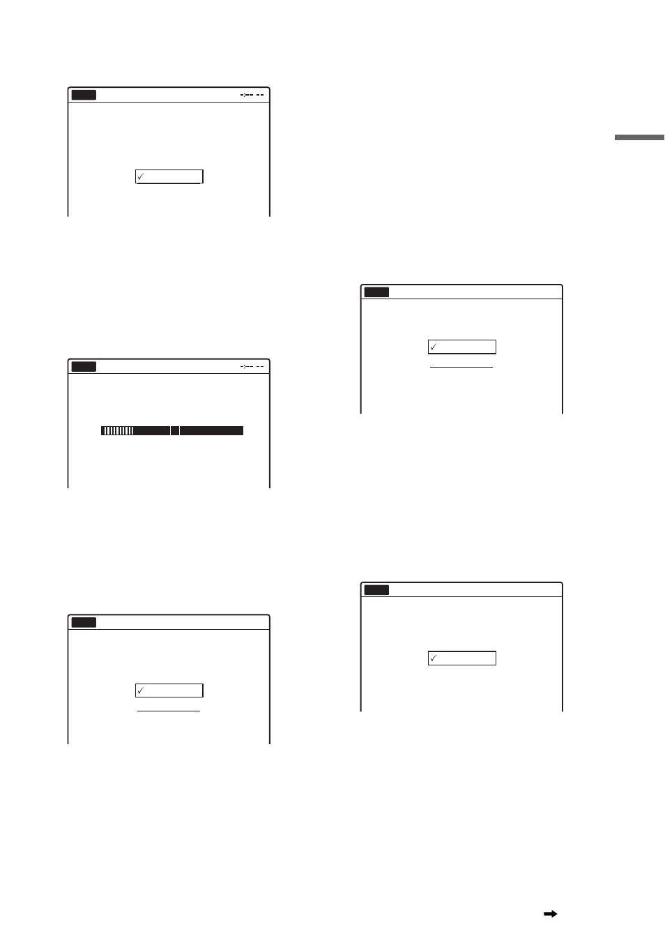 Select whether or not you have a cable connection, Press enter, Select the setting that matches your tv type | Sony RDR-VX511 User Manual | Page 23 / 124