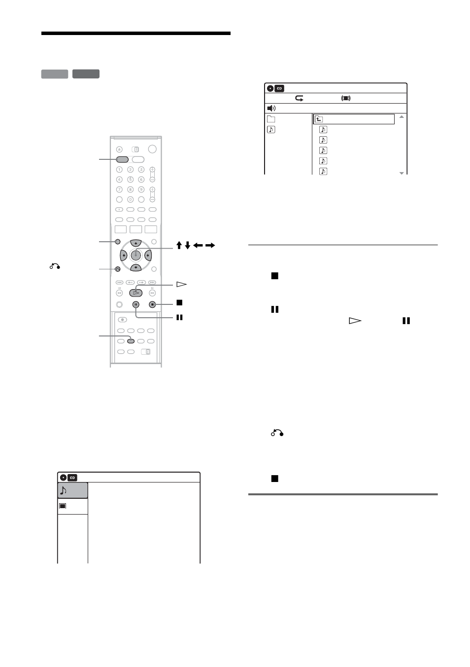 Playing mp3 audio tracks, About mp3 audio tracks | Sony RDR-VX511 User Manual | Page 40 / 124