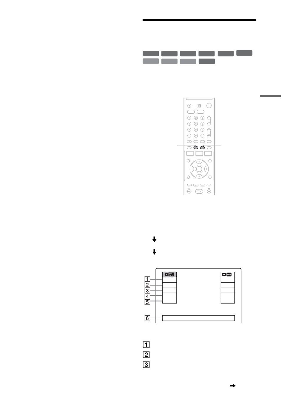 Displaying the playing time and play information, Press display | Sony RDR-VX511 User Manual | Page 43 / 124