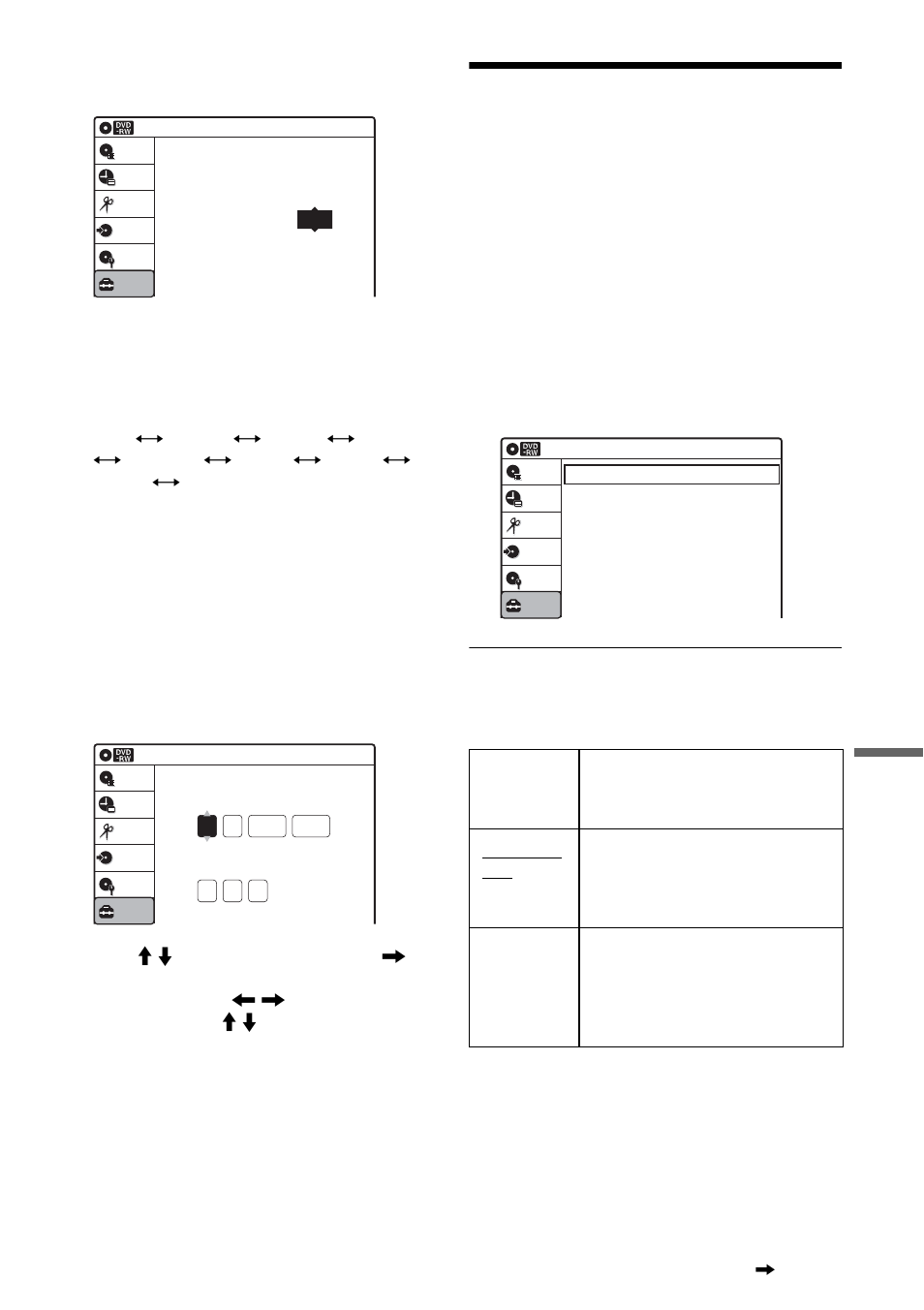 Video settings (video), Manual, Select “setup,” and press enter | Select “video,” and press enter, Tv type, Select “manual,” and press enter, Press enter to start the clock | Sony RDR-VX511 User Manual | Page 95 / 124