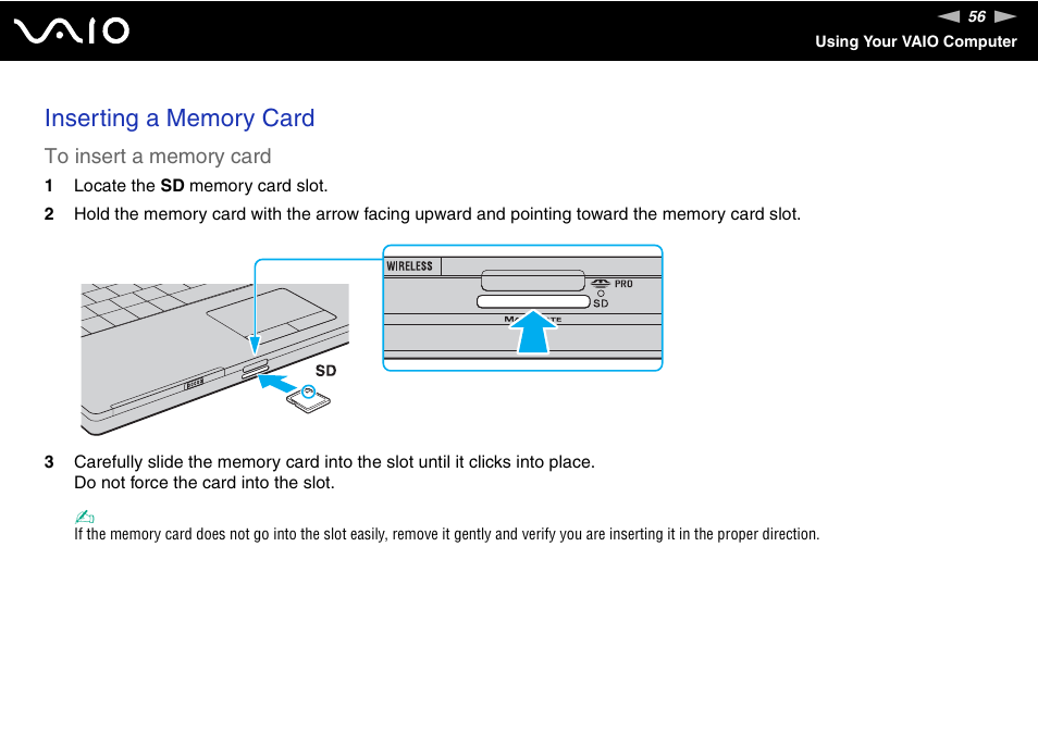 Sony VGN-FZ200 User Manual | Page 56 / 187