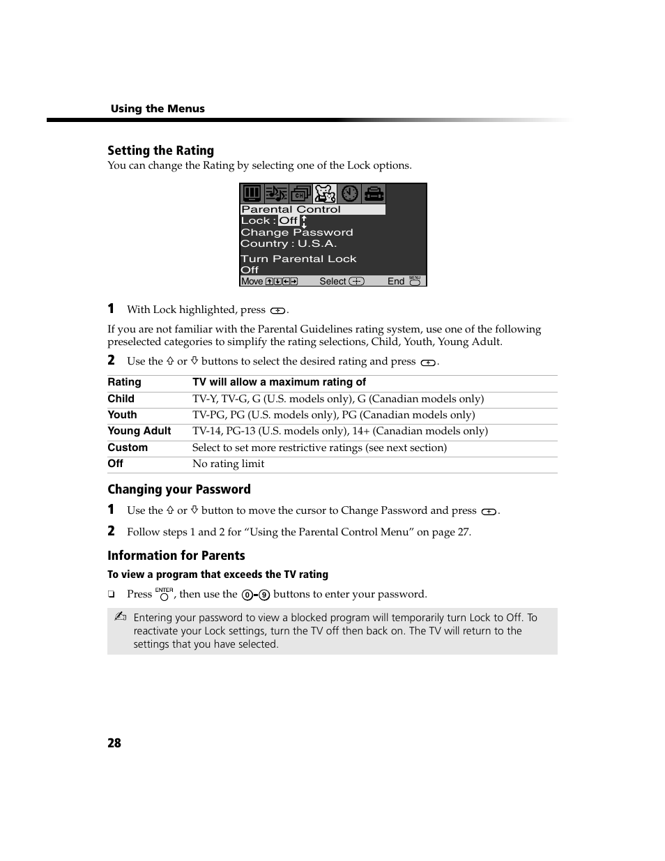 Sony WEGA  KV-20FV300 User Manual | Page 34 / 49