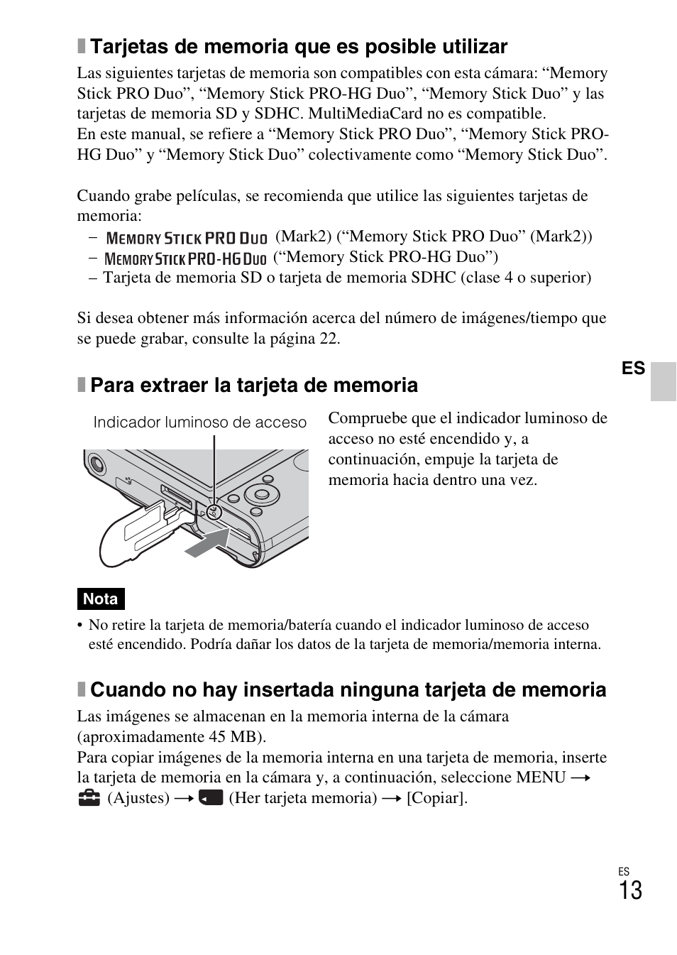 Sony CYBER-SHOT DSC-H55 User Manual | Page 41 / 56