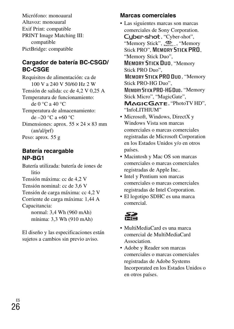 Sony CYBER-SHOT DSC-H55 User Manual | Page 54 / 56
