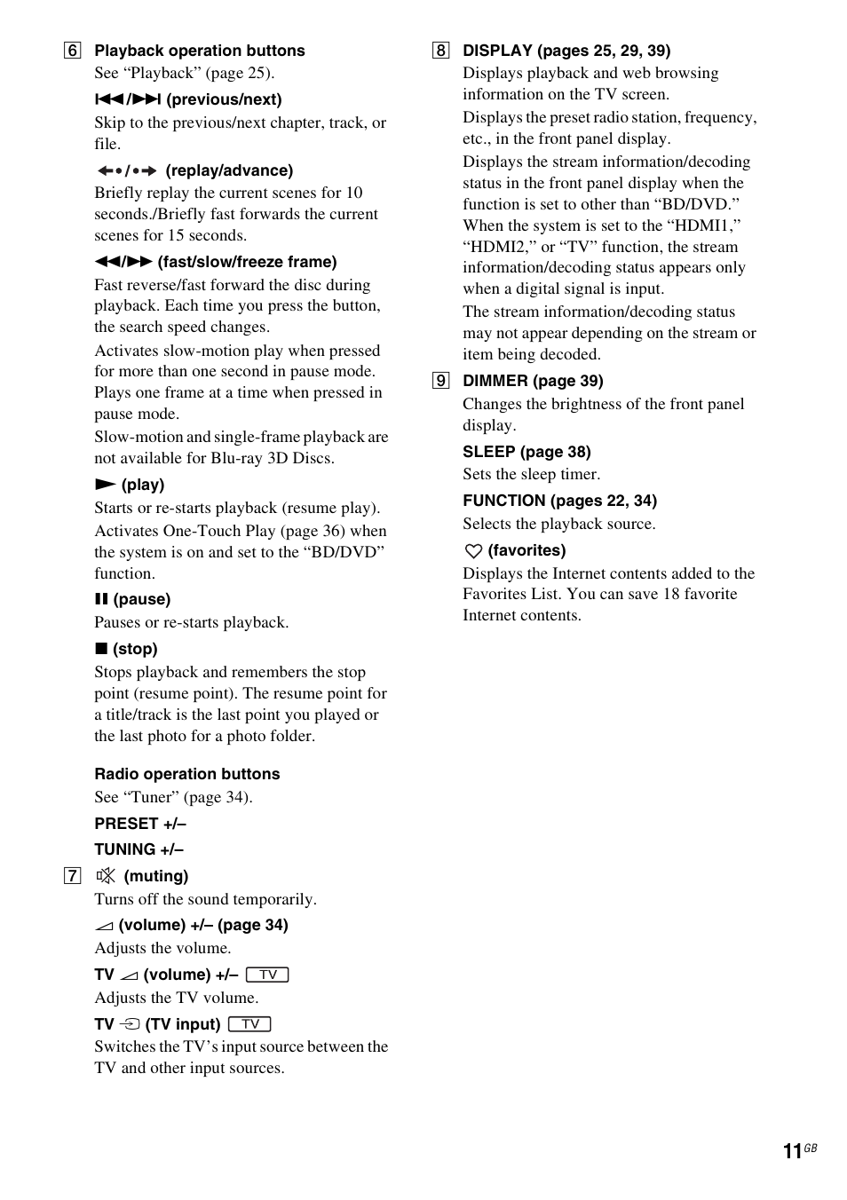 Sony BDV-EF200 User Manual | Page 11 / 64