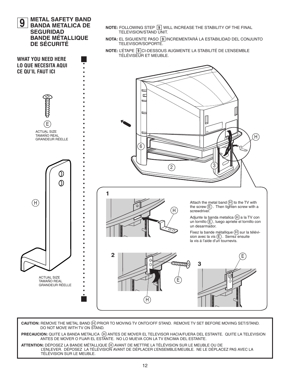 Sony SU-30HX1 User Manual | Page 12 / 16