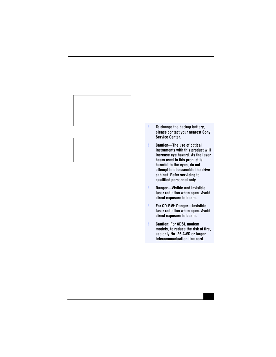 Sony VAIO Digital Studio PCV-RX270DS User Manual | Page 3 / 65