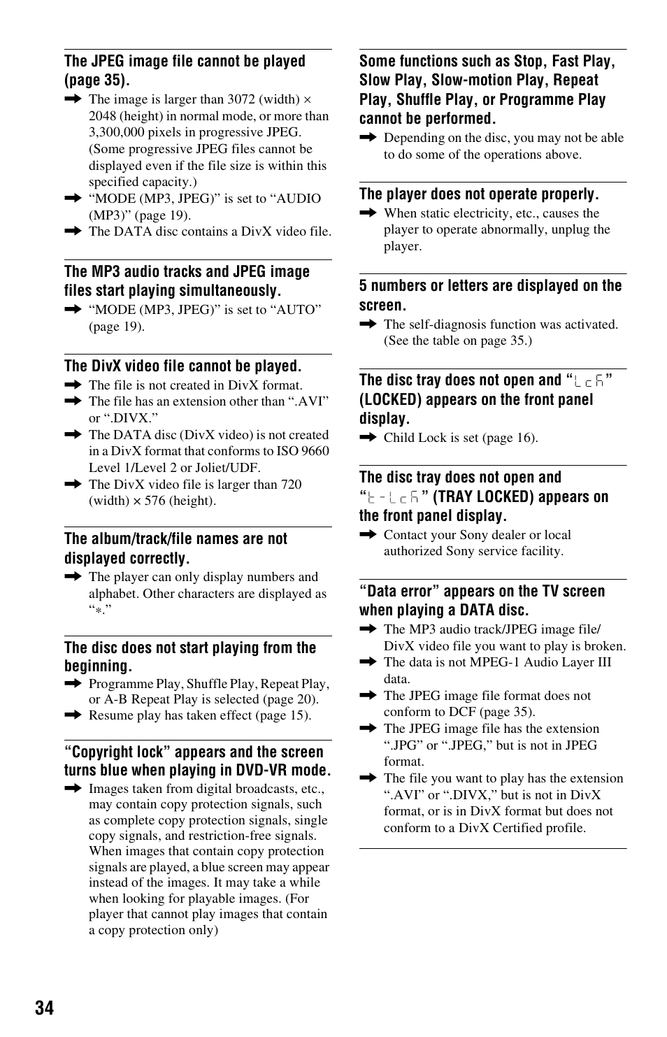 Sony 4-115-669-14(1) User Manual | Page 34 / 40