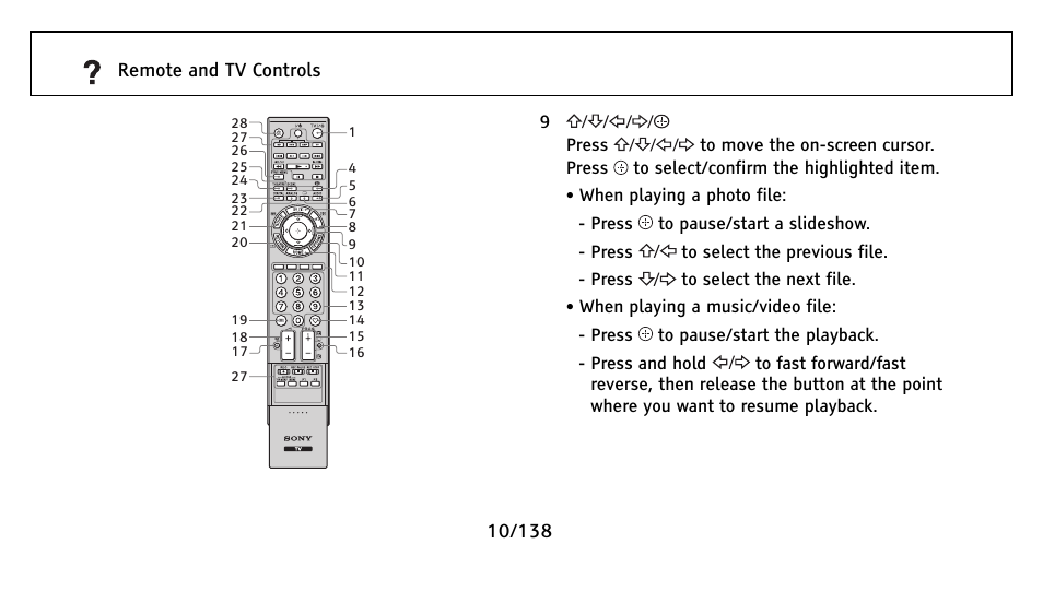 Sony Universal Remote User Manual | Page 10 / 138